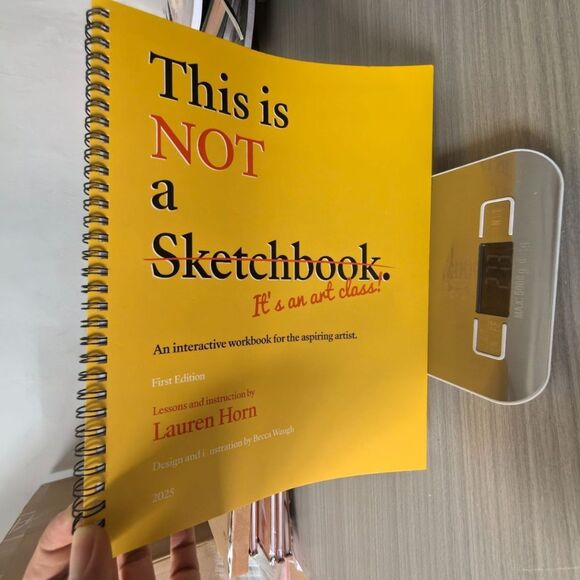 This Is NOT a Sketchbook by Lauren Horn – Interactive Art Class Workbook (2025) - Picture 1 of 1